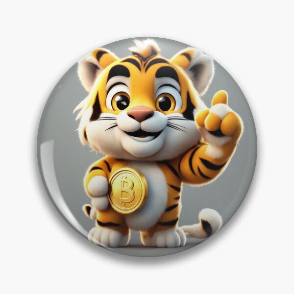 Item preview, Tiger Holding Gold Coin Thumbs Up Cartoon Vector Icon designed and sold by hjian8219.
