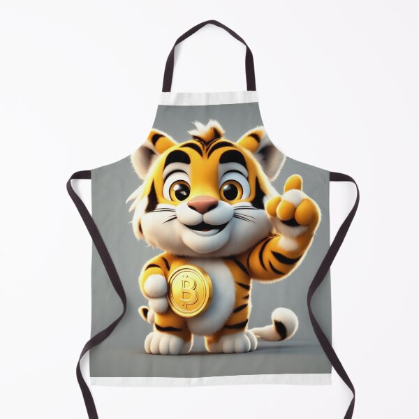 Item preview, Tiger Holding Gold Coin Thumbs Up Cartoon Vector Icon designed and sold by hjian8219.