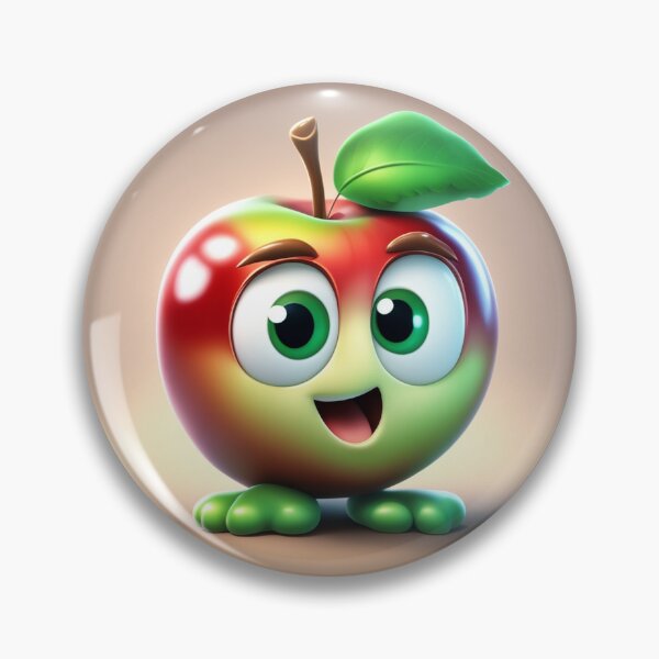 Item preview, Apple Fruit Cartoon Vector Icon designed and sold by hjian8219.