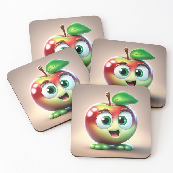Item preview, Apple Fruit Cartoon Vector Icon designed and sold by hjian8219.