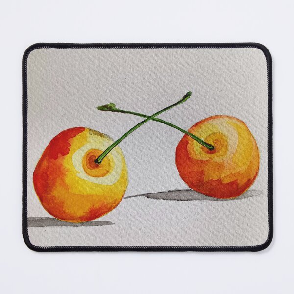 Item preview, Rainier cherries - Prunus avium'Rainier' designed and sold by ImitationArt.