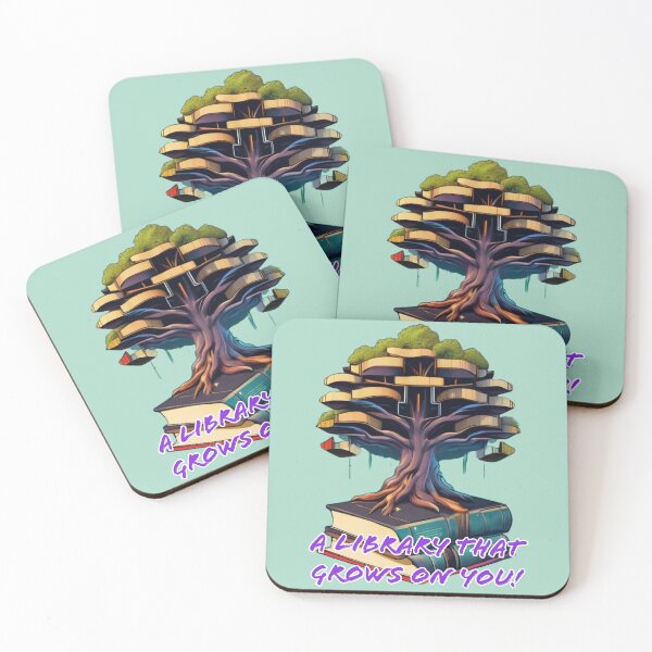 Item preview, A library that grows on you designed and sold by DesignPrePress.