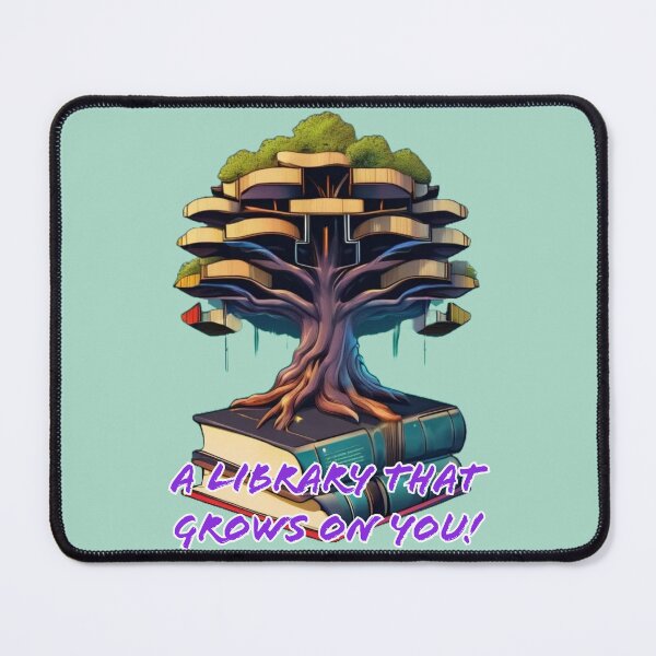 Item preview, A library that grows on you designed and sold by DesignPrePress.