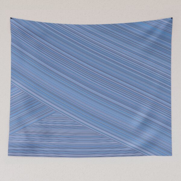 Item preview, Criss Cross Lines Multicolor Crossed Line Stripes Overlap designed and sold by EvergreenMotifs.