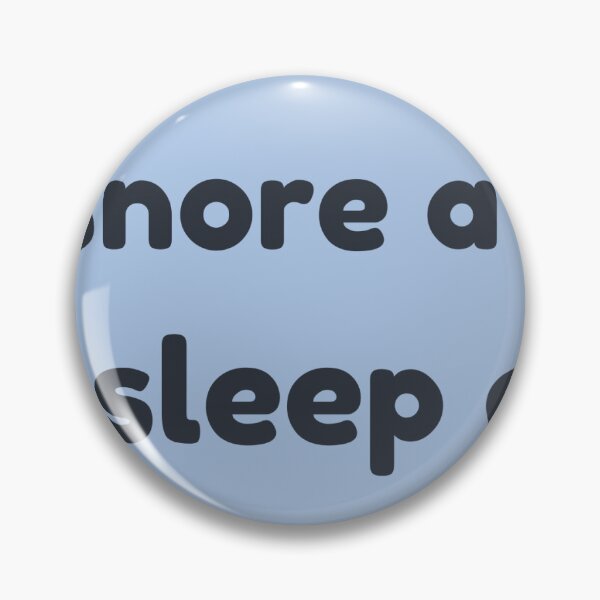 Item preview, snore, sleep apnea funny bumper sticker designed and sold by curlyqcrafts.