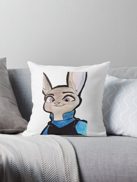 Judy Hopps Pillows Cushions for Sale Redbubble