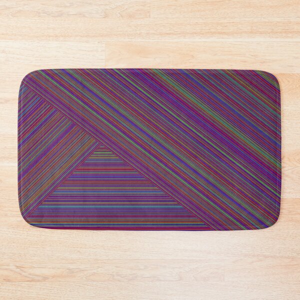 Item preview, Criss Cross Lines Multicolor Crossed Line Stripes Overlap designed and sold by EvergreenMotifs.
