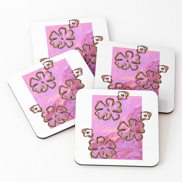 Item preview, Brown Pink Flowers designed and sold by becca6125.