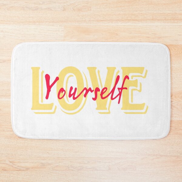 Item preview, Love Yourself, Red & Yellow Calligraphy  designed and sold by adlkh.