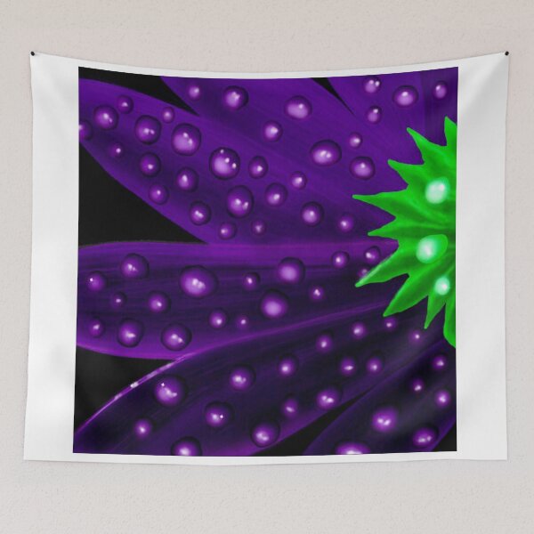 Item preview, Dewy Purple Flower designed and sold by lawrencehyde.