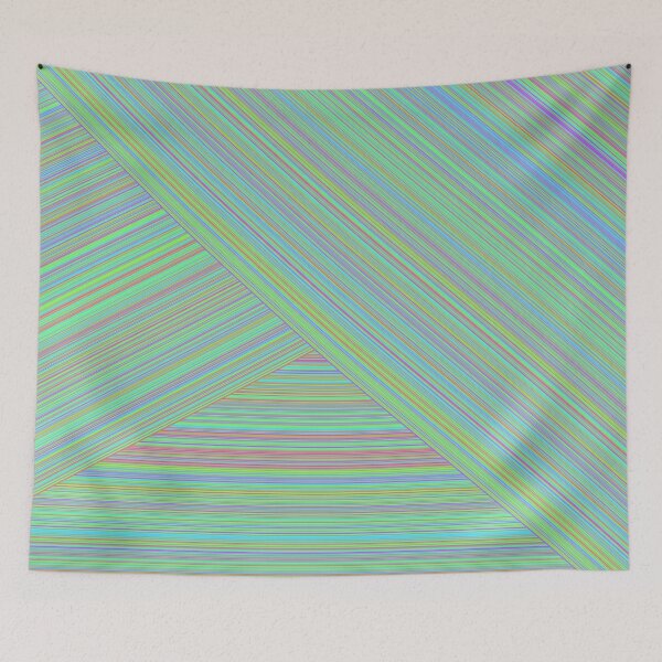 Item preview, Criss Cross Lines Multicolor Crossed Line Stripes Overlap designed and sold by EvergreenMotifs.