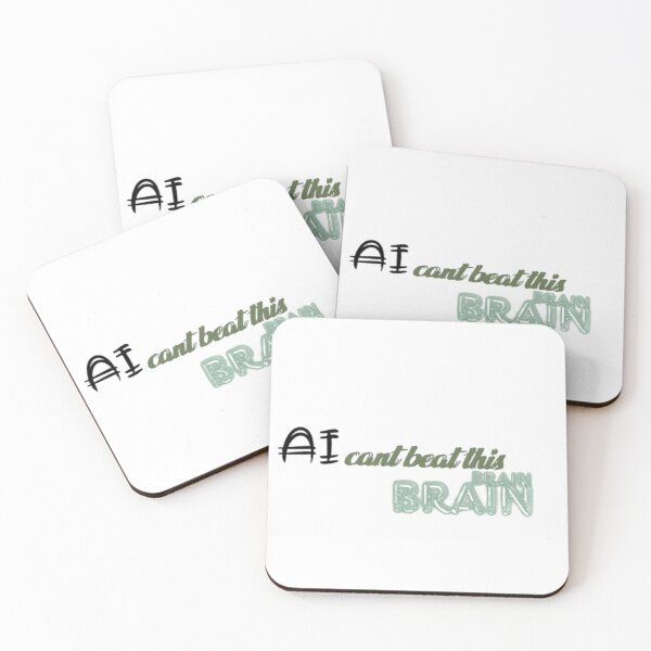 Item preview, AI Can't Beat This Brain T-Shirt designed and sold by Mohammed-homman.
