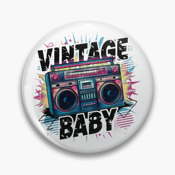 Item preview, Cool Vintage Baby Boom Box designed and sold by PlanetMarker.