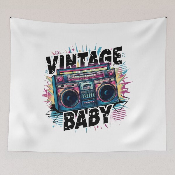 Item preview, Cool Vintage Baby Boom Box designed and sold by PlanetMarker.