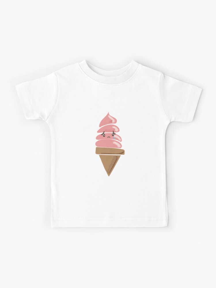 Sad ice cream crying | Kids T-Shirt