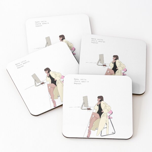 Aperçu de l'œuvre Fille de travail en tenue mignonne créée et vendue par chaycreates.