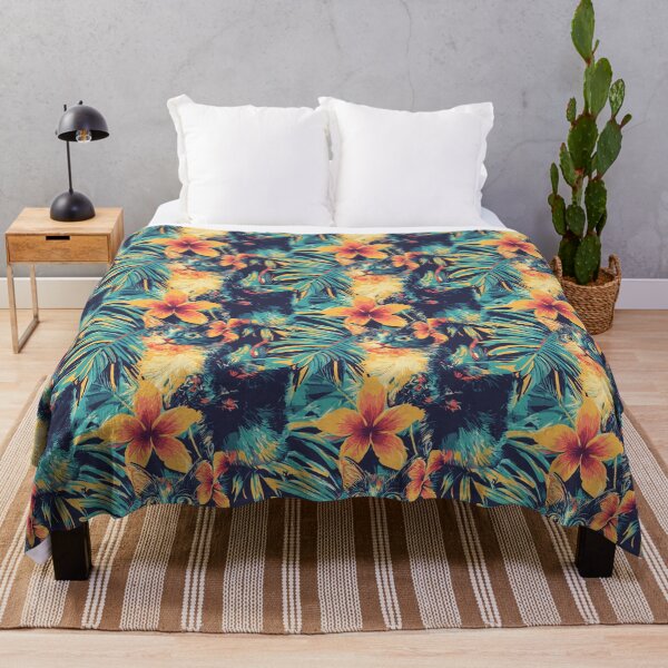 Item preview, Wallace the Cat Themed Hawaiian Shirt - Tropical Feline Fun designed and sold by zwrohn.