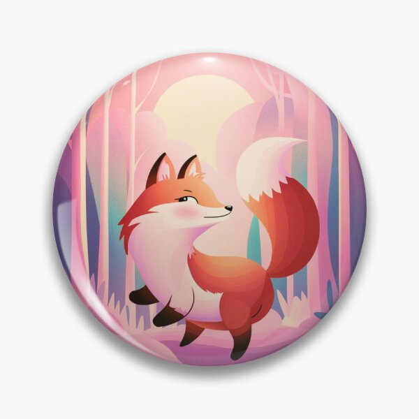 Item preview, Whimsical Fox. Fantasy cute fox, magical forest, enchanting woodland, vintage fox designed and sold by FoxVibes.