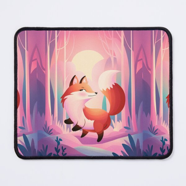 Item preview, Whimsical Fox. Fantasy cute fox, magical forest, enchanting woodland, vintage fox designed and sold by FoxVibes.