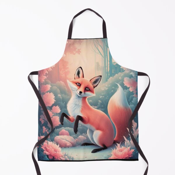 Item preview, Whimsical Fox. Fantasy cute fox, magical forest, enchanting woodland, vintage fox designed and sold by FoxVibes.