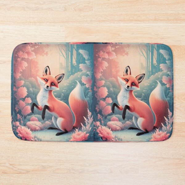 Item preview, Whimsical Fox. Fantasy cute fox, magical forest, enchanting woodland, vintage fox designed and sold by FoxVibes.