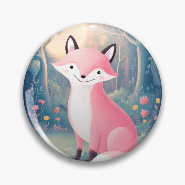 Item preview, Whimsical Fox. Fantasy cute fox, magical forest, enchanting woodland, vintage fox designed and sold by FoxVibes.