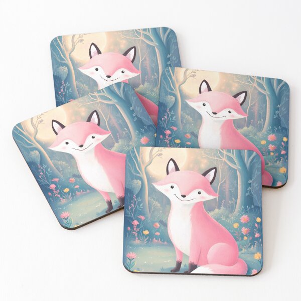Item preview, Whimsical Fox. Fantasy cute fox, magical forest, enchanting woodland, vintage fox designed and sold by FoxVibes.