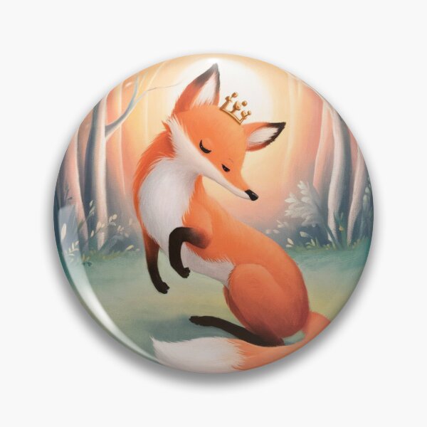 Item preview, Whimsical Fox. Fantasy cute fox, magical forest, enchanting woodland, vintage fox designed and sold by FoxVibes.