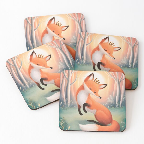 Item preview, Whimsical Fox. Fantasy cute fox, magical forest, enchanting woodland, vintage fox designed and sold by FoxVibes.