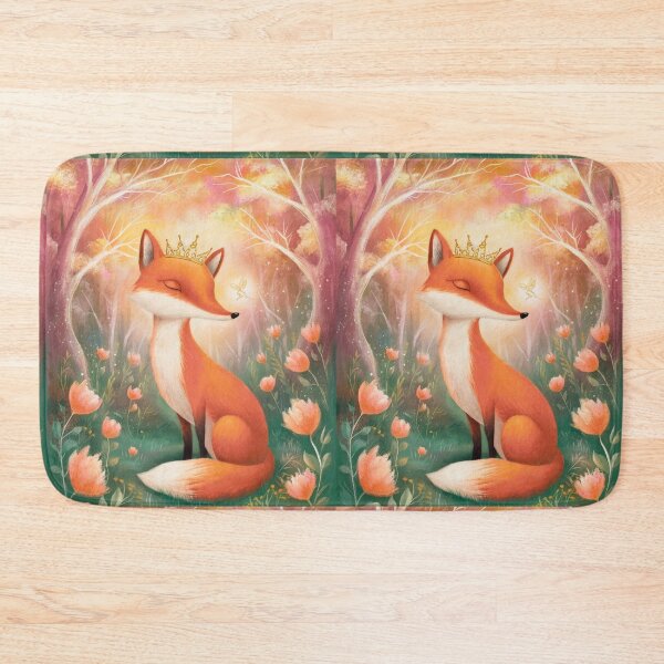 Item preview, Whimsical Fox. Fantasy cute fox, magical forest, enchanting woodland, vintage fox designed and sold by FoxVibes.