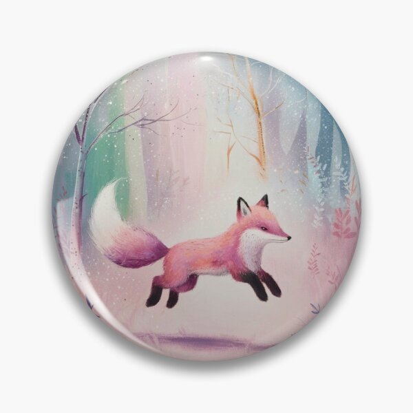 Item preview, Whimsical Fox. Fantasy cute fox, magical forest, enchanting woodland, vintage fox designed and sold by FoxVibes.