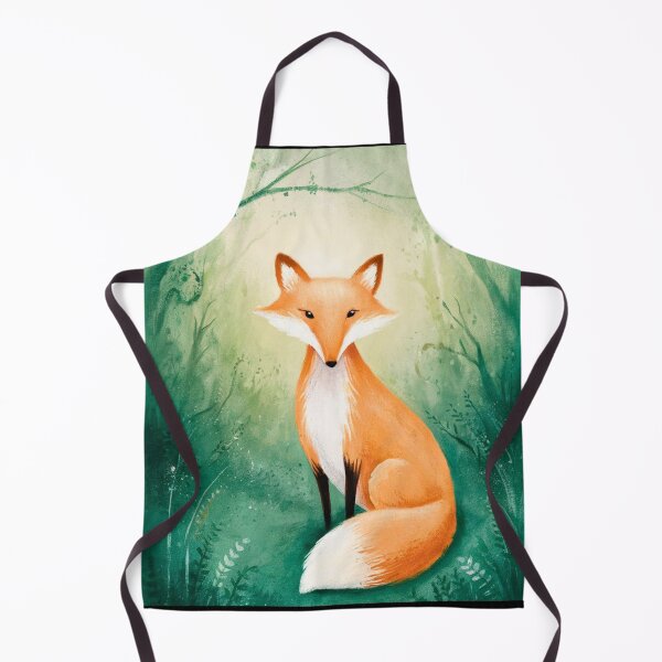 Item preview, Whimsical Fox. Fantasy cute fox, magical forest, enchanting woodland, vintage fox designed and sold by FoxVibes.