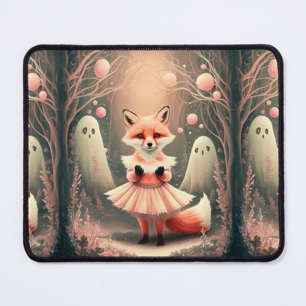 Item preview, Whimsical Fox. Fantasy cute fox, magical forest, enchanting woodland, vintage fox designed and sold by FoxVibes.