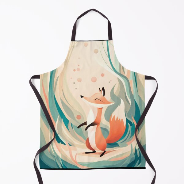 Item preview, Whimsical Fox. Fantasy cute fox, magical forest, enchanting woodland, vintage fox designed and sold by FoxVibes.