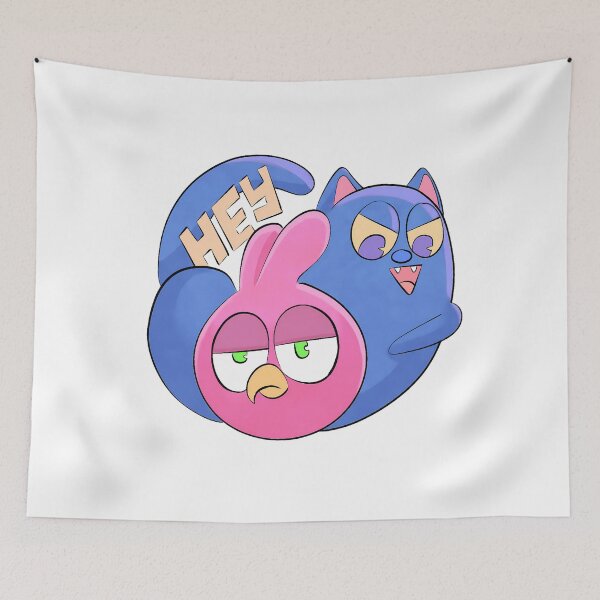 Item preview, The cat and the Bird Thingy designed and sold by A-Cozy-Spark.