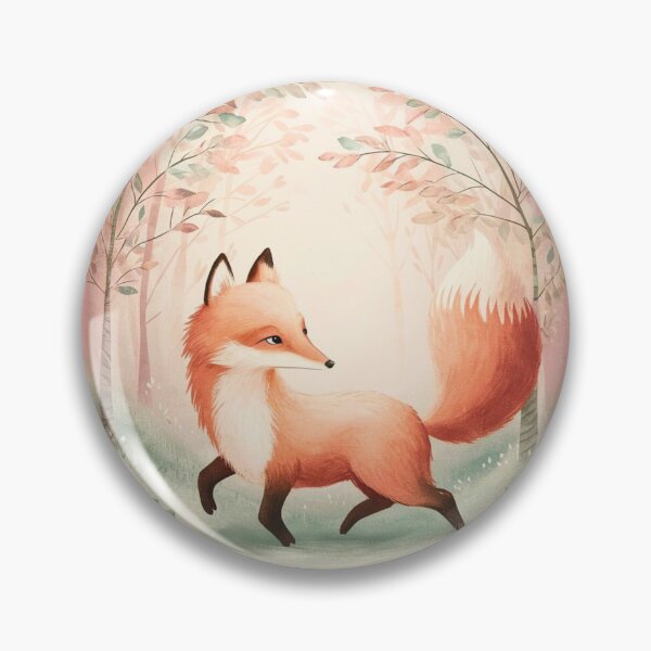 Item preview, Whimsical Fox. Fantasy cute fox, magical forest, enchanting woodland, vintage fox designed and sold by FoxVibes.