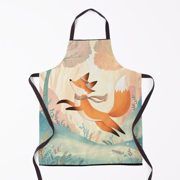 Item preview, Whimsical Fox. Fantasy cute fox, magical forest, enchanting woodland, vintage fox designed and sold by FoxVibes.