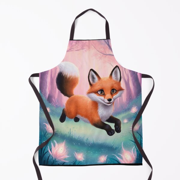 Item preview, Whimsical Fox. Fantasy cute fox, magical forest, enchanting woodland, vintage fox designed and sold by FoxVibes.