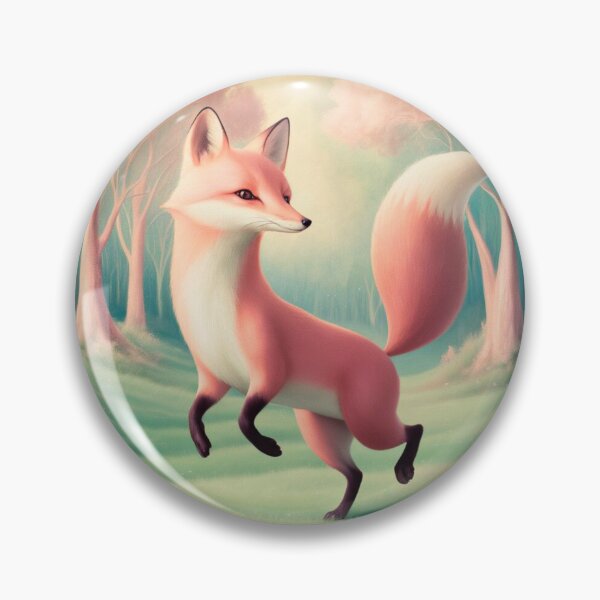 Item preview, Whimsical Fox. Fantasy cute fox, magical forest, enchanting woodland, vintage fox designed and sold by FoxVibes.