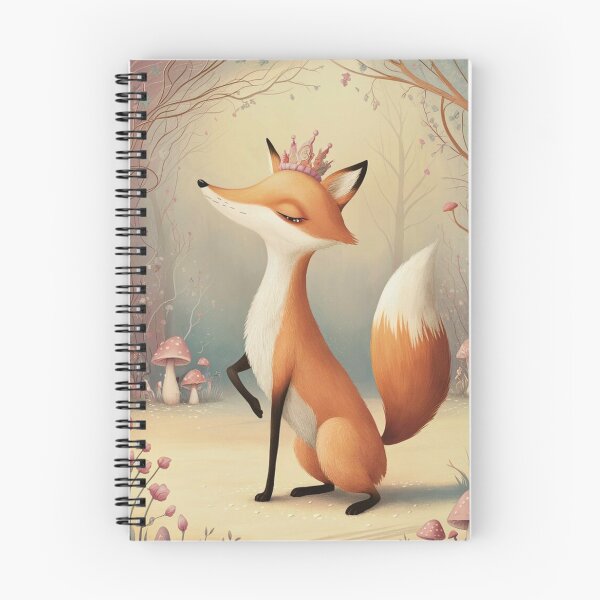 Item preview, Whimsical Fox. Fantasy cute fox, magical forest, enchanting woodland, vintage fox designed and sold by FoxVibes.
