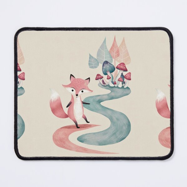 Item preview, Whimsical Fox. Fantasy cute fox, magical forest, enchanting woodland, vintage fox designed and sold by FoxVibes.