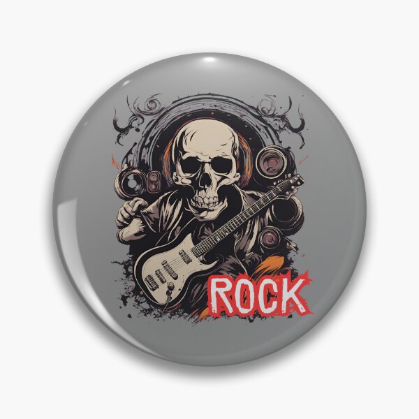 Item preview, Rocker skull designed and sold by Digitalart26.