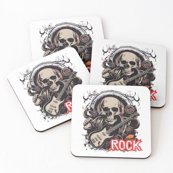 Item preview, Rocker skull designed and sold by Digitalart26.