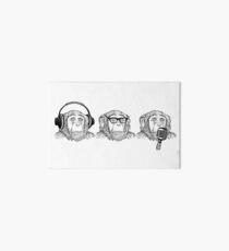 Hear Evil, See Evil, Speak Evil Art Board
