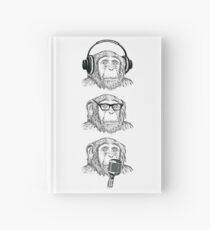 Hear Evil, See Evil, Speak Evil Hardcover Journal
