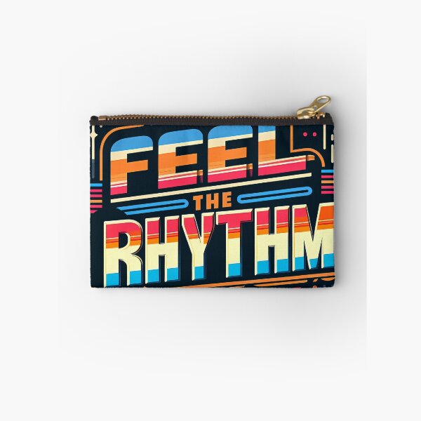 Item preview, Feel the Rhythm, typography, retro designed and sold by maxmaj.