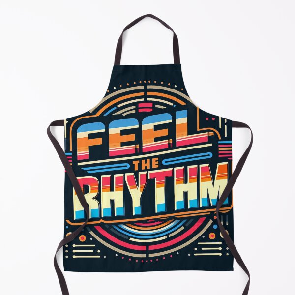 Item preview, Feel the Rhythm, typography, retro designed and sold by maxmaj.