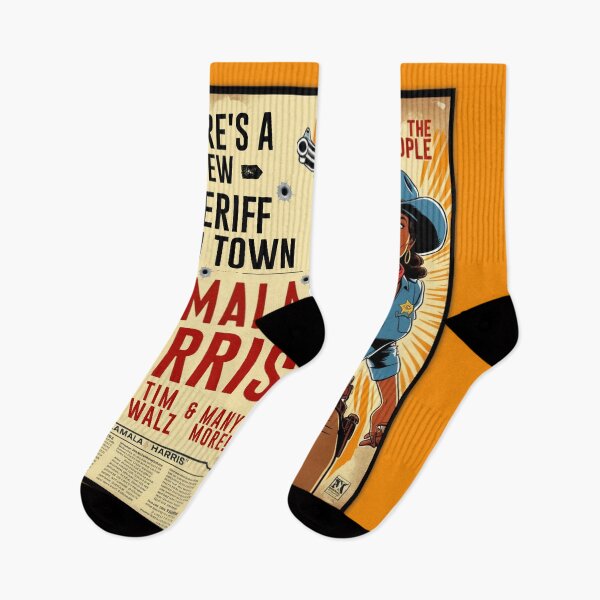 Item preview, Harris Walz 2024 Retro Vintage Pulp Spaghetti Western Style Graphic Novel  designed and sold by zptees.
