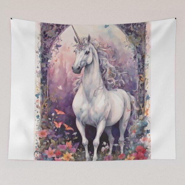Item preview, The Gothic Garden “Unicorn II” designed and sold by UnicornAndRaven .