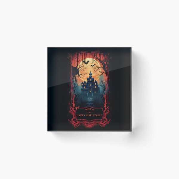 Item preview, Happy Halloween Haunted House designed and sold by FreeStyleTrend.